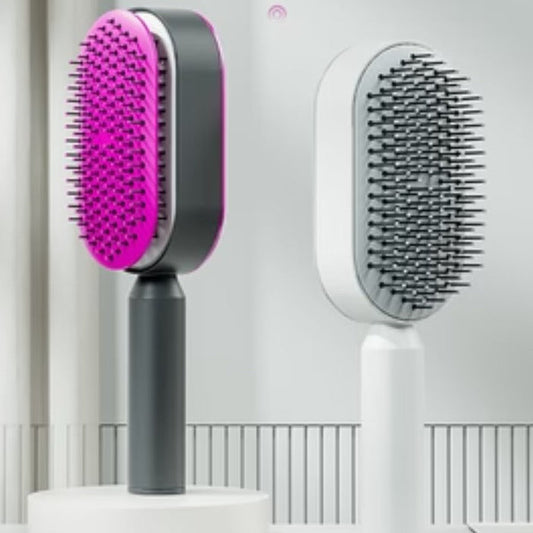 Women Fashion 3D Hair Growth Comb Hairbrush Self-Cleaning Hair Brush